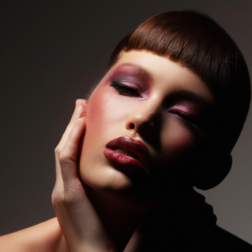 Before: raw portrait with unbalanced light and visible skin texture in Vancouver studio